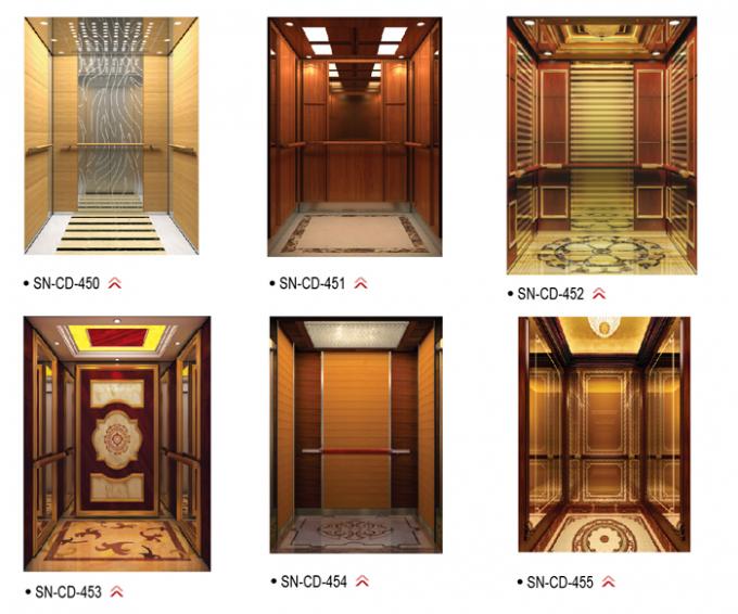 Solid Wood Elevator Cabin Decoration Panel Mirror Etching Wall