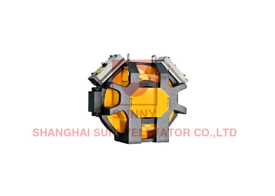480mm Traction Wheel Dia Giant Gearless Motor For Elevator Parts