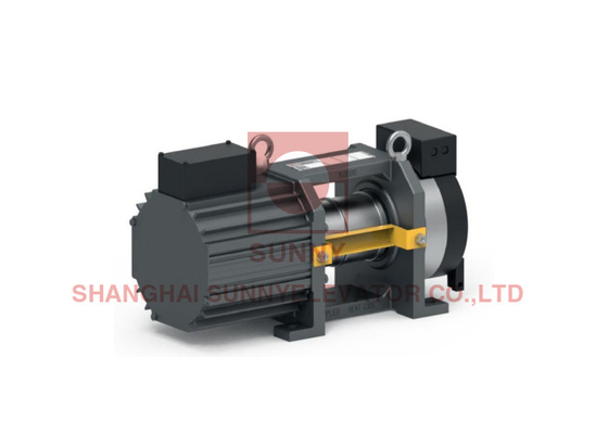 Max Static Load 2000kg Lift Gearless Traction Machine For Elevator Equipment