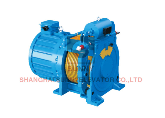 2:1/1:1 Traction Ratio Gearless Traction Machine With 3 Phase 400V Converter