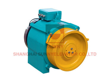 16 Pole Integrated IP33 Gearless Traction Machine For Passenger Lift