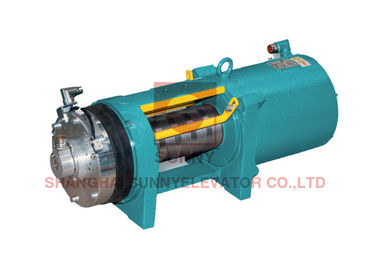 1.6m/S Low Noise Compact Gearless Traction Machine For Elevator Parts