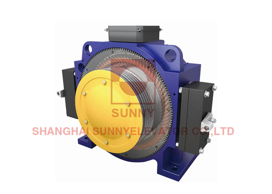 AC380V Passenger Lift Gearless Traction Machine 3.0m/S With Disc Brake