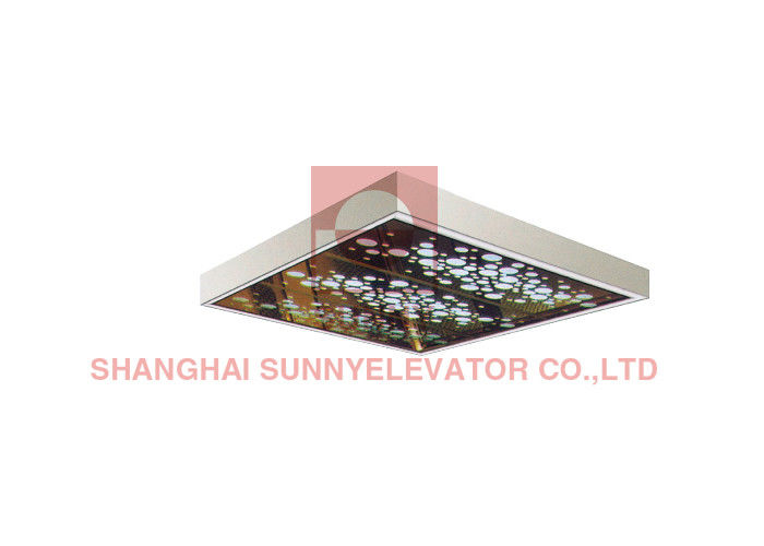 Ceiling Acrylic Transparency Passenger Elevator White Arch Light