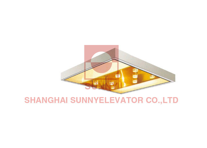 Ceiling Acrylic Transparency Passenger Elevator White Arch Light