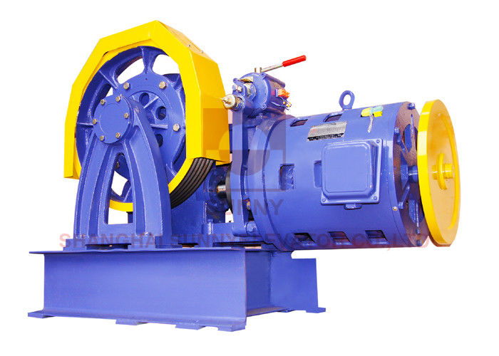 Elevator Parts / Geared Traction Machine With AC Motor , Load 1000 2000 KG