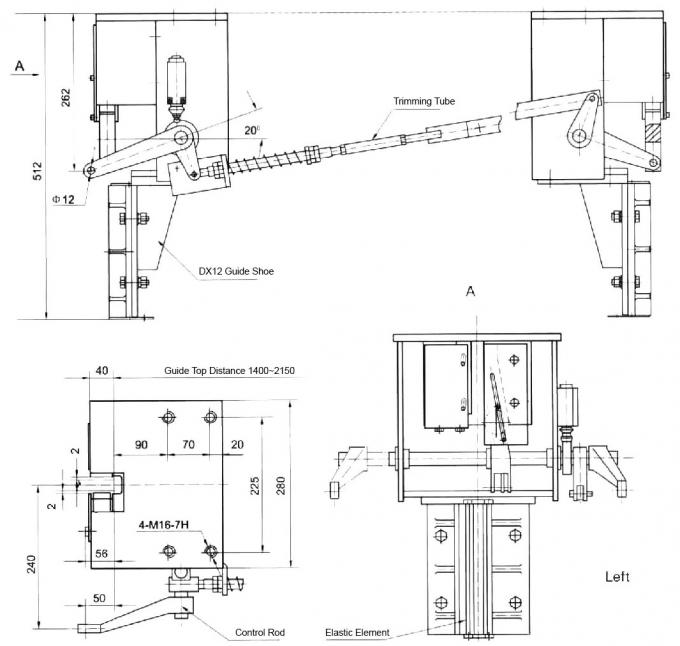 SNSGAQZIV Freight Elevator Safety Components Width Guide Rails 16mm