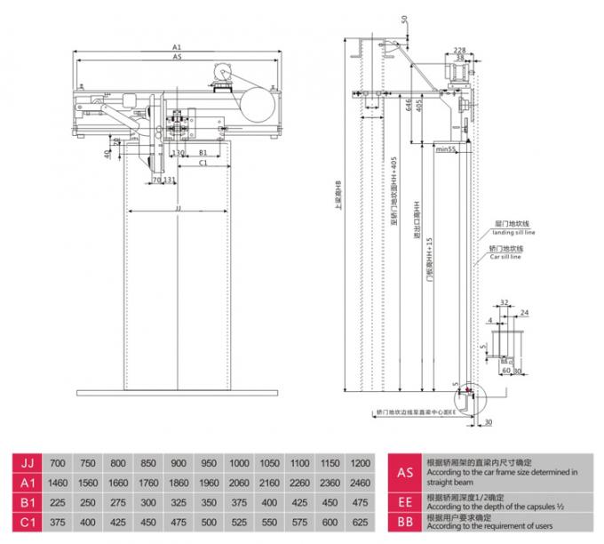 Center Opening Vvvf Elevator Door Operator Parts For Passenger Lift