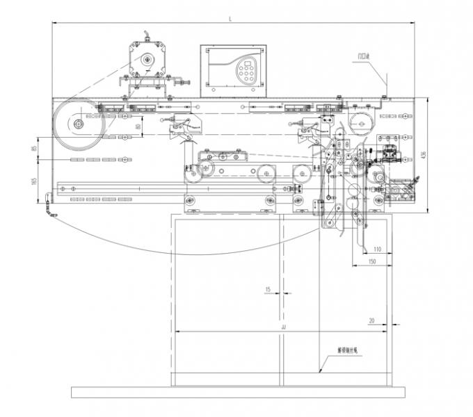 Permanent VVVF Door Operator Center Opening 2 Leafs For Door System