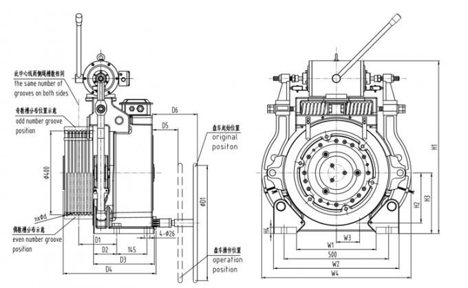 Elavator Rotor Gearless Traction Machine For Elevator With External Rotor And High ...