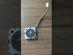 Elevator Parts Lift Close Door Button / Round Braille Lift Button DC 12-36V