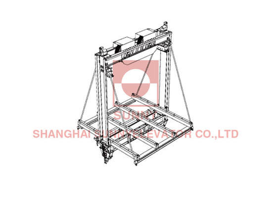 EN 81 Electric Lift Car Sling For Low Speed Elevators GB/CE Certifcation