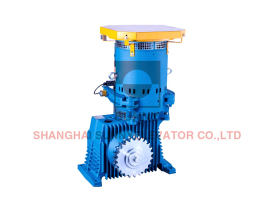 AC220V Escalator Geared Traction Machine With Microcomputer Frequency Control