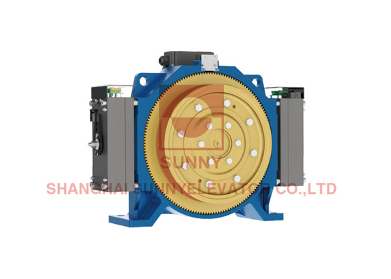 S5-40%ED Gearless Traction Machine For Machine Room Less Lift Parts
