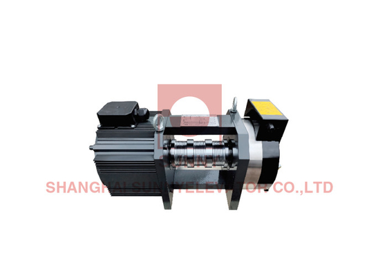 Elevator Gearless Traction Machine Permanent Magnet Synchronous Grooved Belt