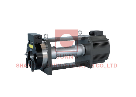 Permanent Magnet Synchronous Belt Drive Gearless Traction Machine For Elevator