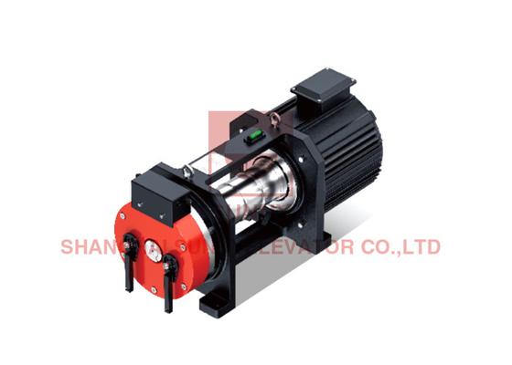 630 - 2000kg Load Gearless Traction Machine 0.5 - 2.0m/S Speed F Ins.Class IP41 IP Code