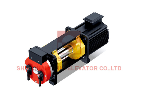 IP41 380V Gearless Elevator Traction Machine With 320 - 400kg Load