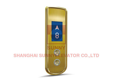 Gold Color Dot Matrix Elevator Cop Lop With Lift Control Panel