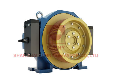 1.0m/S Permanent Mangent Synchronous Gearless Traction Machine Flat Tpye