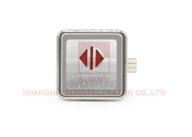 Different Sizes Stainless Steel Square Push Button DC 12-36V DC 12-36V