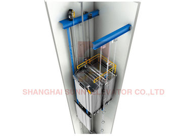 Goods Lift High Speed Elevator , Opposite Door Freight Elevator With Machine Room