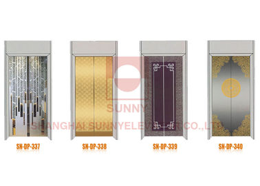Mirror / Irregular Grain / Etching Elevator Door , Elevator Door Panel