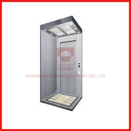 Hairline High Speed Elevator Stainless Steel Ceiling 0.4m/S For Villa With Stainless Steel