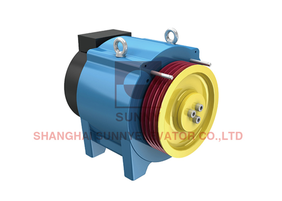 Gearless Elevator Machine 320-450kg 0.4-1.0m/s Residential Lift Drive
