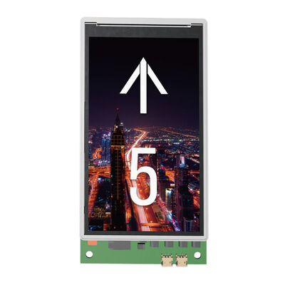 5 Inches Elevator Multimedia Display with 480px × 854px Resolution and 18V DC ~ 36V DC Power Supply