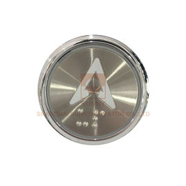 Round 42mm Elevator Push Button With EN81-70 / Lift Elevator Buttons
