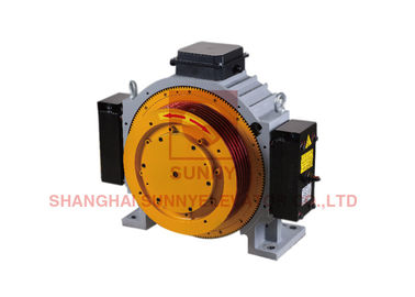 Load 1050kg Passenger Elevator Traction Motor Single Rope High Performance