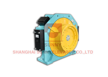 Load 1150 - 1600kg Traction Sheave 450 Elevator Traction Machine