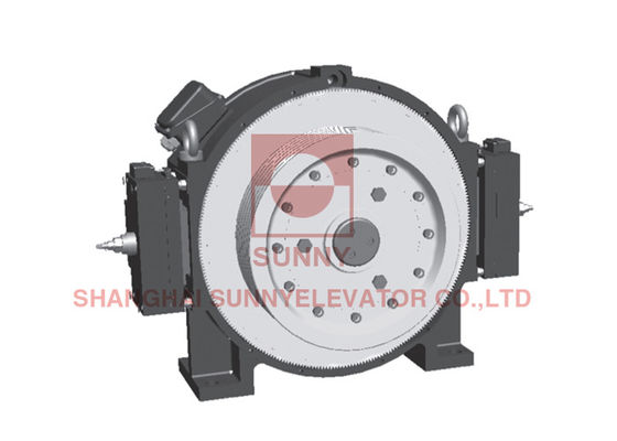 2.5m/S 630kg Block Brake Gearless Traction Machine For Elevator Parts