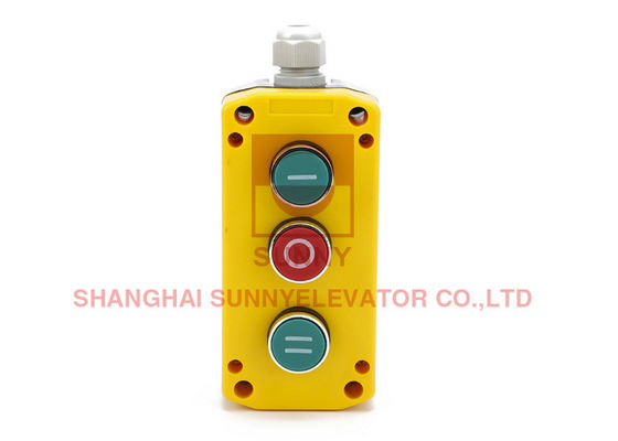 3 Buttons Control Elevator Inspection Box SUS201 IP65 For Elevator Parts