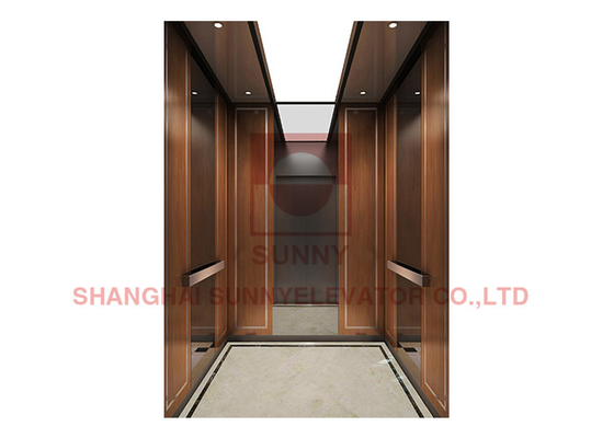 Stainless Steel 304 Single Phase 220V High Speed Elevator 0.4m/S 400kg Load