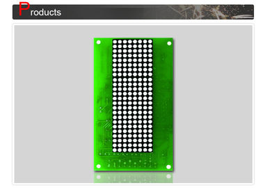 Dot Matrix Display Panel with Elevator LCD Display Green 132 X 70mm