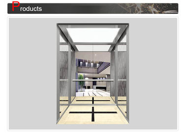 Professional PVC Floor Elevator Cabin Decoration / Elevator Cab Interiors SN-CAB-1243