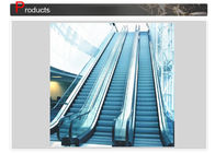 30°/35°Indoor And Outdoor Elevator Moving Walk Escalator With VVVF Driving Control System