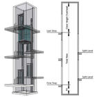 Load 400kg and Speed 1.0m/s Stable Safety Home Elevators With All Glass Enclosed Design