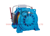 Permanent Magnet Synchronous Gearless Elevator Traction Machine 630kg Rated