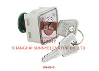 Elevator door key locks / Push Button Reset Switch Electrical Lift Components