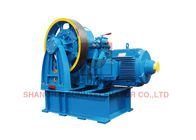 1.0m/S VVVF Compact Geared  Lift Traction Machine With Elevator Spare  Parts