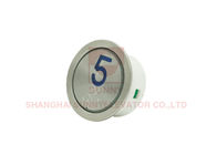 Passenger Elevator Push Button Size 36mm Stainless Steel With Braille