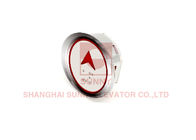 Elevator Up Button Red Led / Blue Led / Yellow Led Transparent Plastic Characters