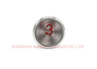 Elevator Braille Push Button Transparent Plastic Characters With Braille
