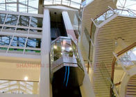 800kg High Speed Elevator Full Glass Sightseeing Panoramic Elevator