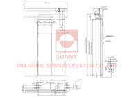 Two Panel Side VVVF Synchronous Elevator Door Operator Mechanism