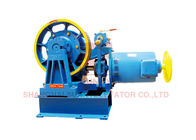 Ratio 45  / 1 4 Pole Geared Lift Traction Machine For Motor Hoist 1600KG