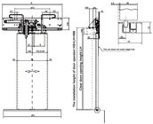 Elevator Door Machine / VVVF Center Opening Car Door Operator Selcom Type